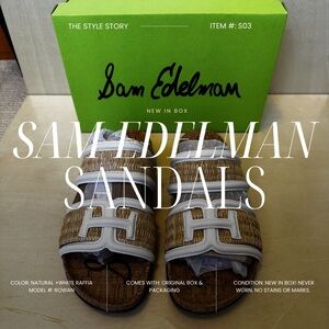 Sam Edelman Rowan Sandals | NEW IN BOX + NEVER WORN!